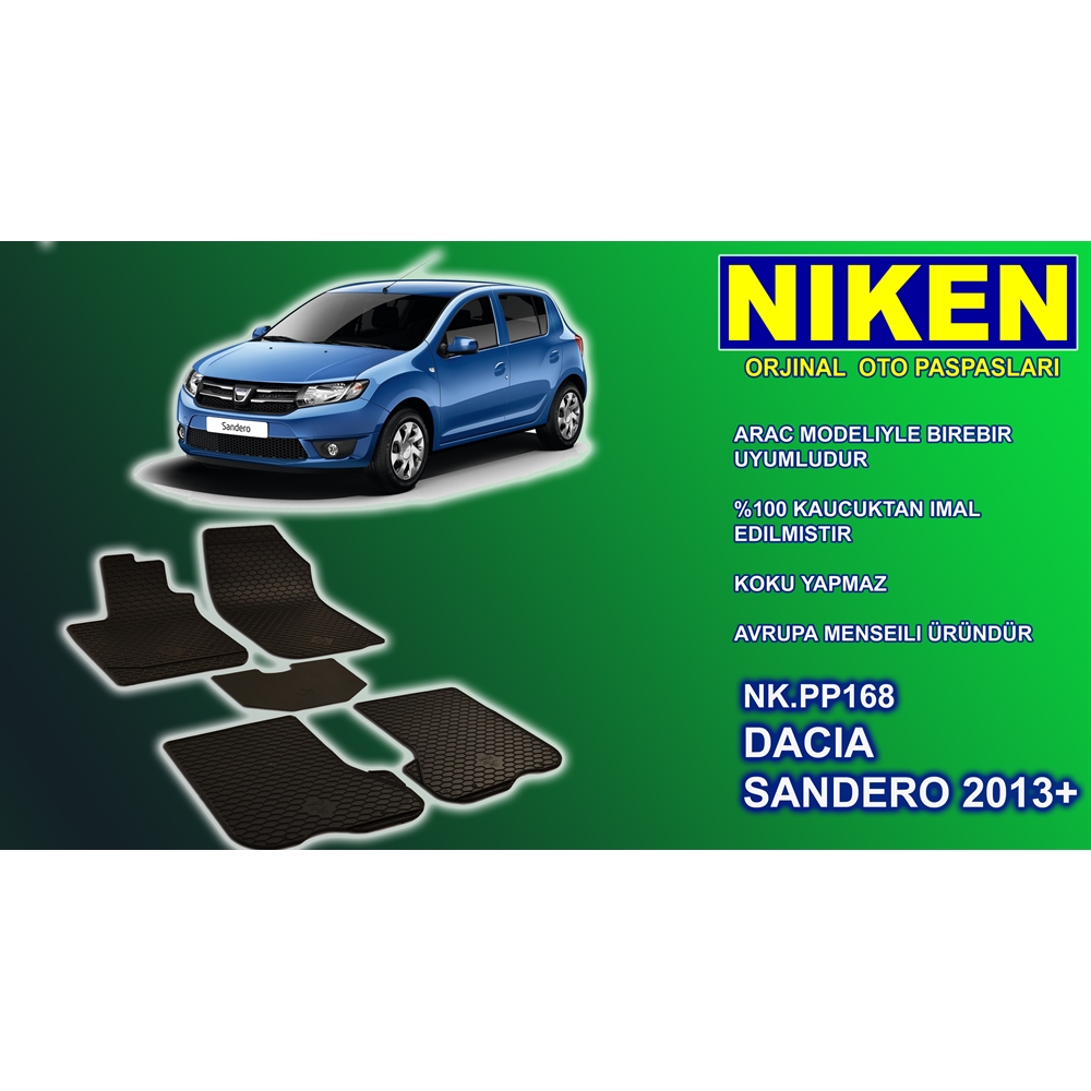 Dacia Sandero 2013 Paspas 5'li NK.PP168