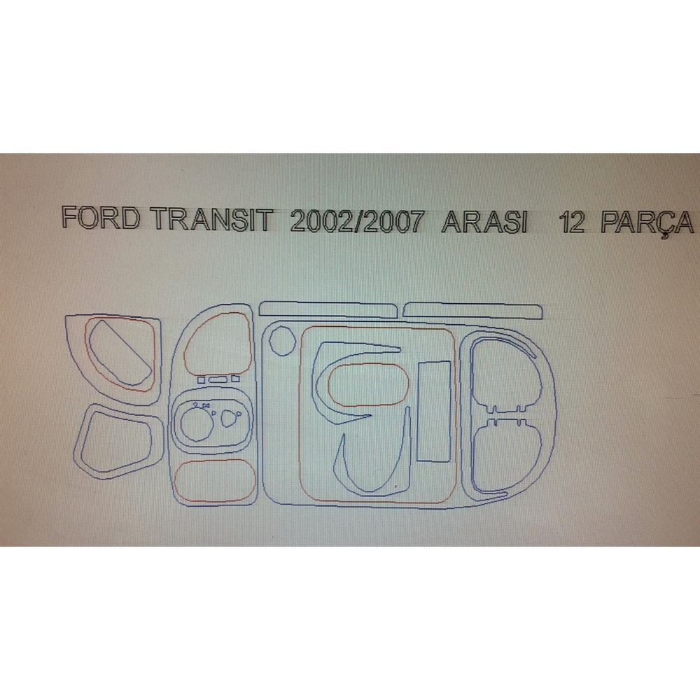 Ford Transit Torpido Kaplama Seti 2002-2006 Arası