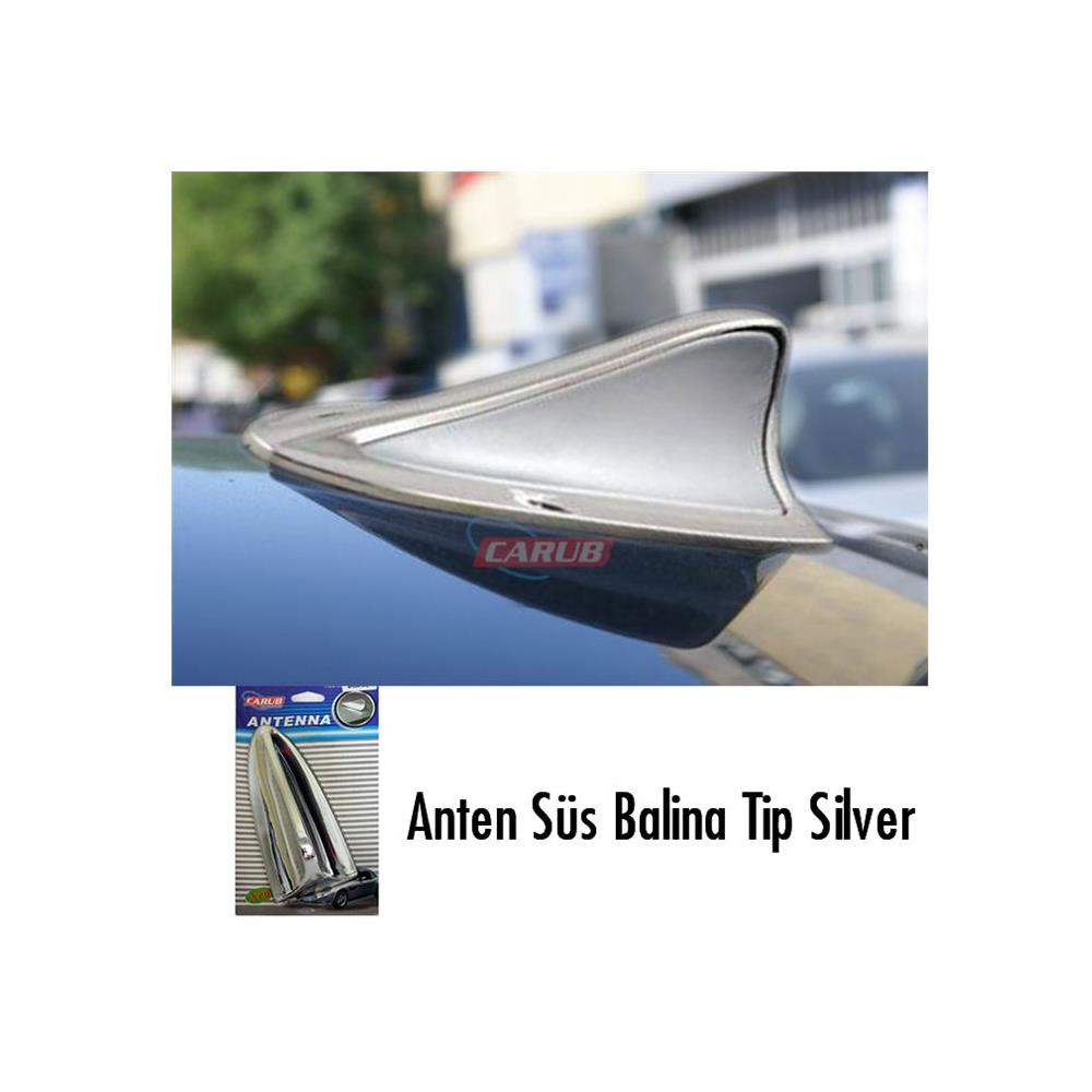 Anten Süs Balina Tip Silver