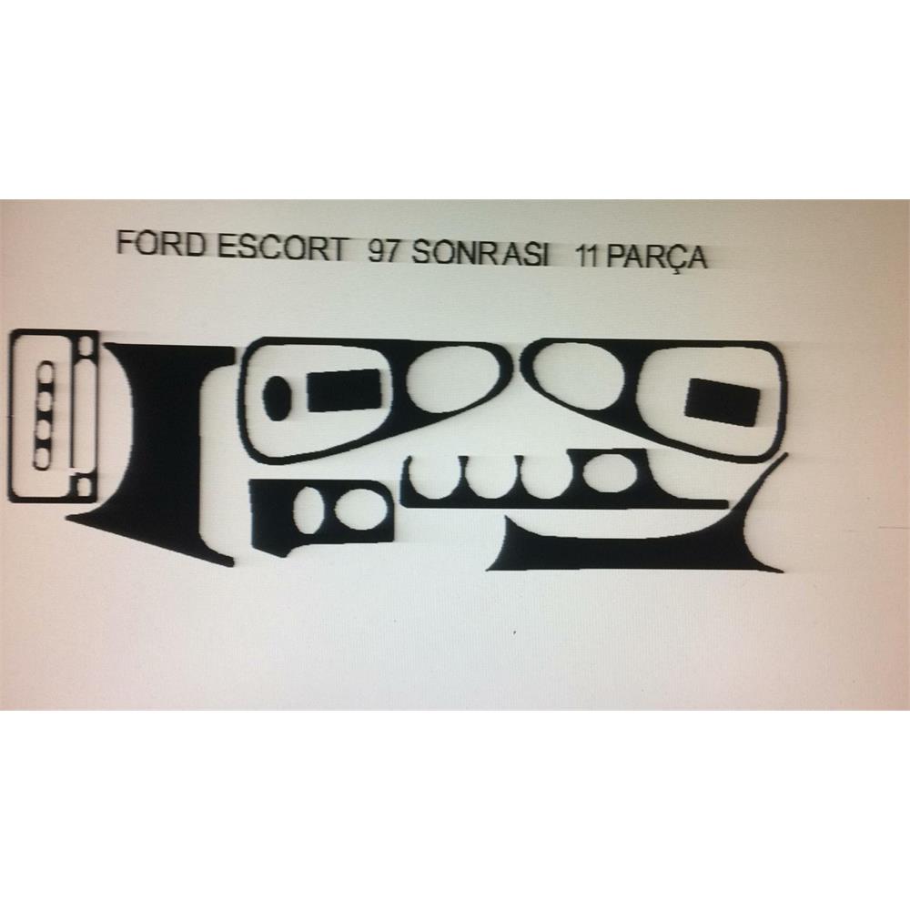 Ford Escort 1996 Sonrası 10 Parça Torpido Kaplama