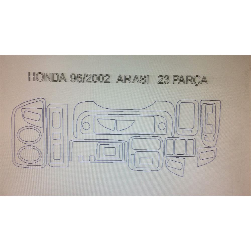 Honda Cıvıc 1996 - 2002 Arası 23 Parça Torpido Kaplama
