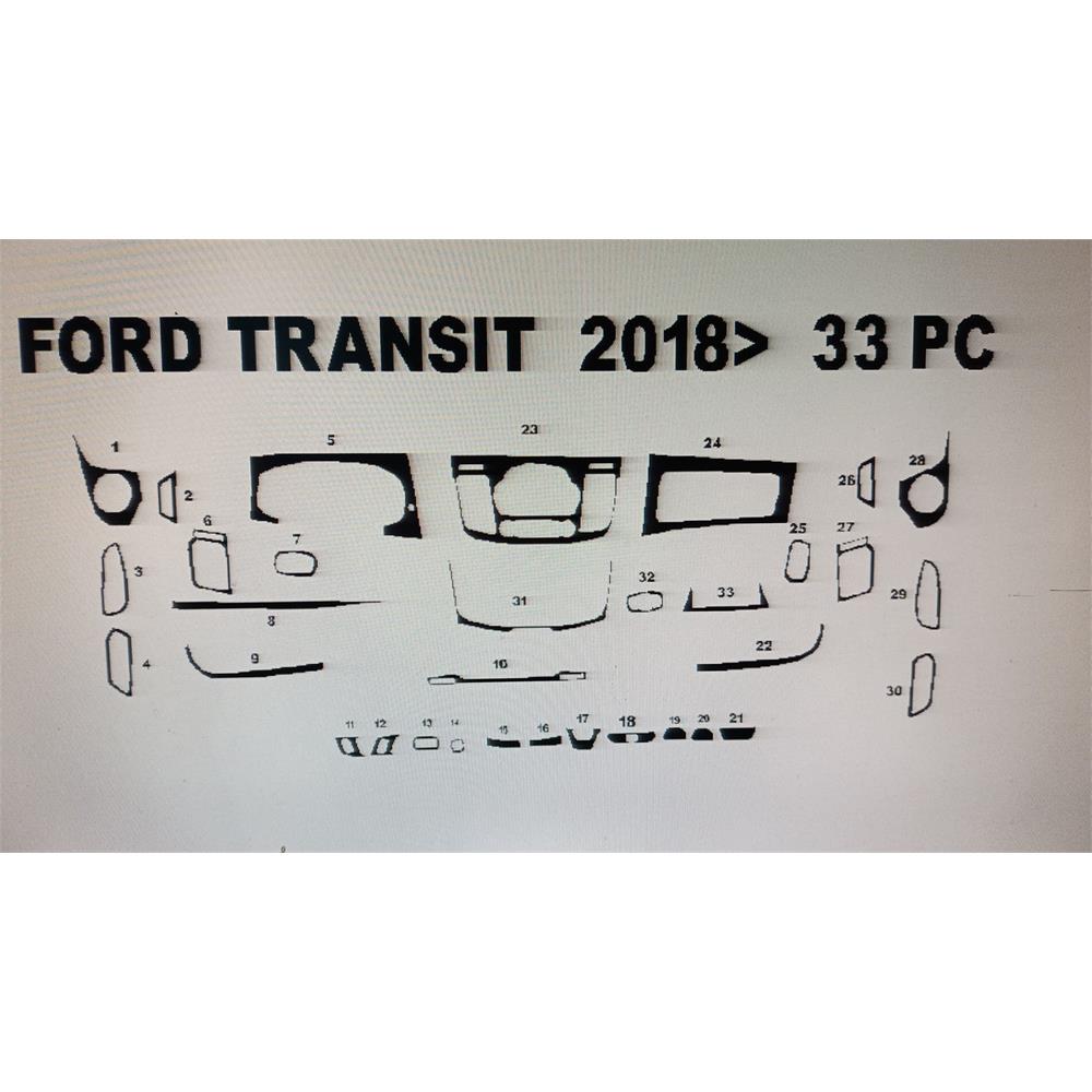 Ford Transit Torpido Kaplama Seti 2018 Sonrası
