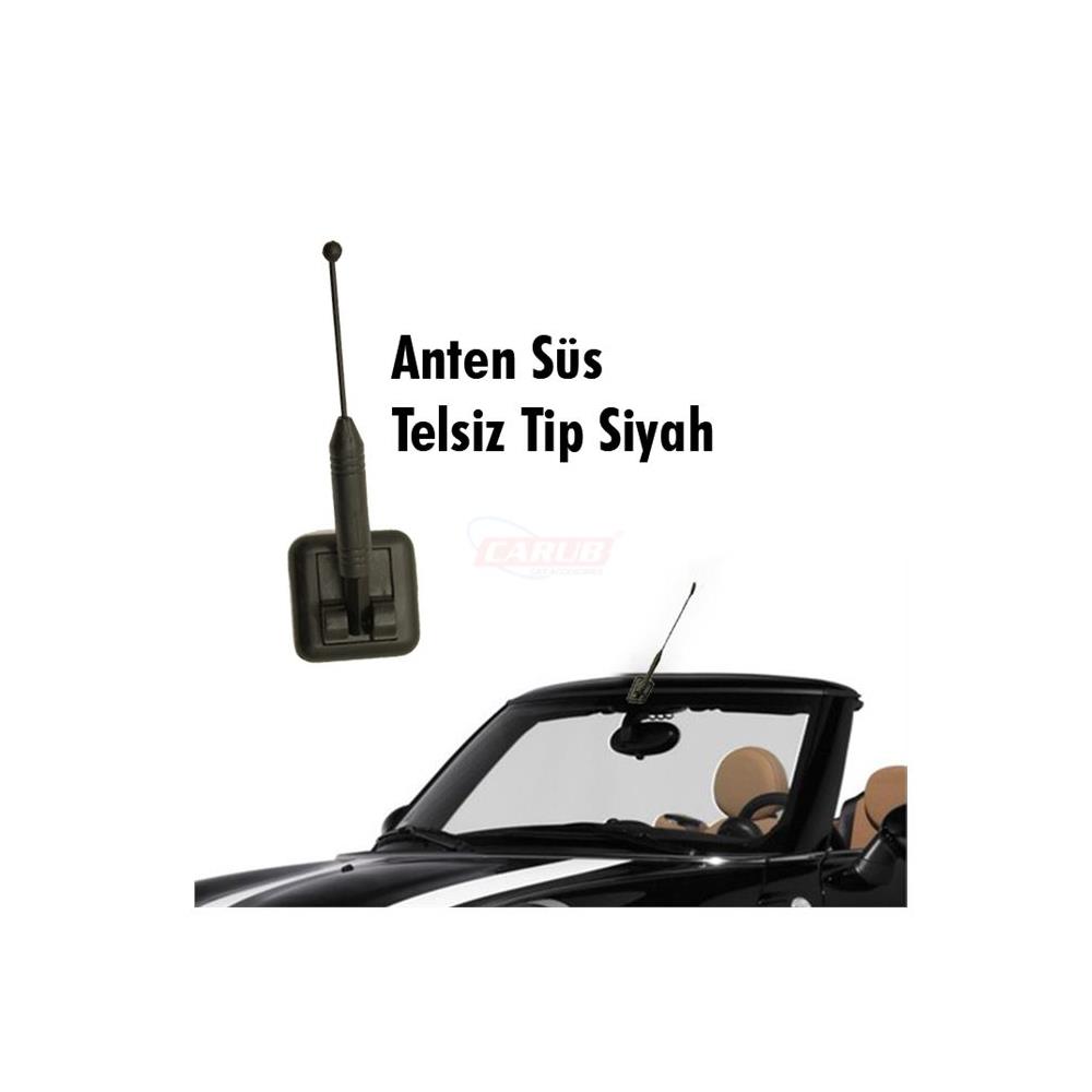 Carub Anten Süs Telsiz Tip Siyah Vakum BR0040936