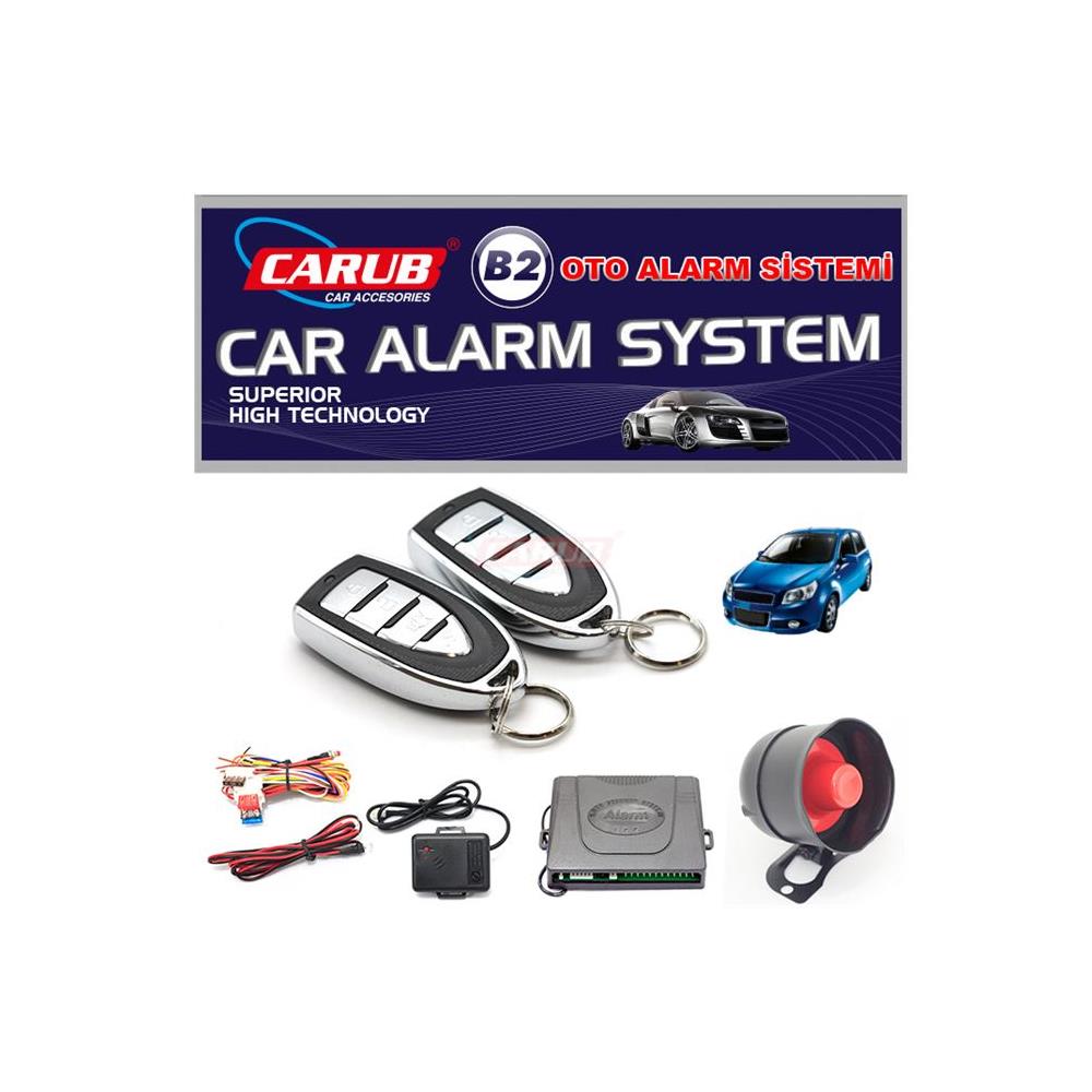 B2 Alarm FOLLOW ME Kumandalı 12V Carbon BR0011012