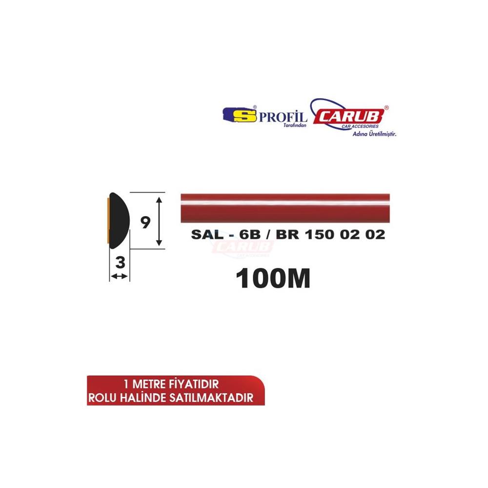 Çıta SAL 6-B 9mmx100M Kırmızı BR1500202